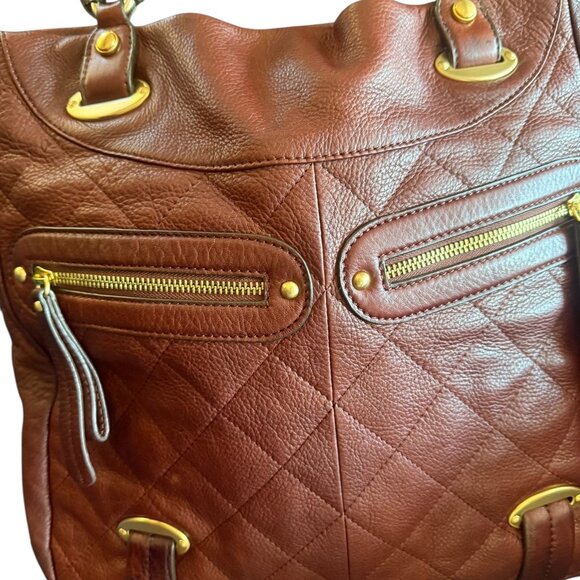 SOLD-B. Makowsky Leather Shoulder Satchel Tassel Zipper Great Conditional-SOLD - Picture 2 of 14